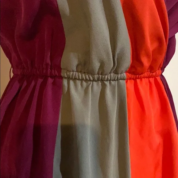Mossimo Color Block Thin Strap V Neck Dress - Picture 6 of 9